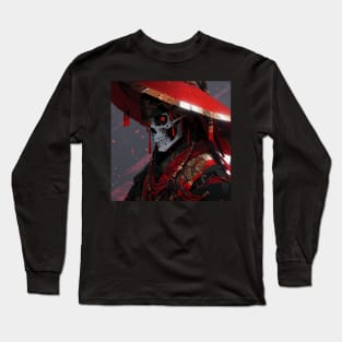 Skeleton Samurai Long Sleeve T-Shirt